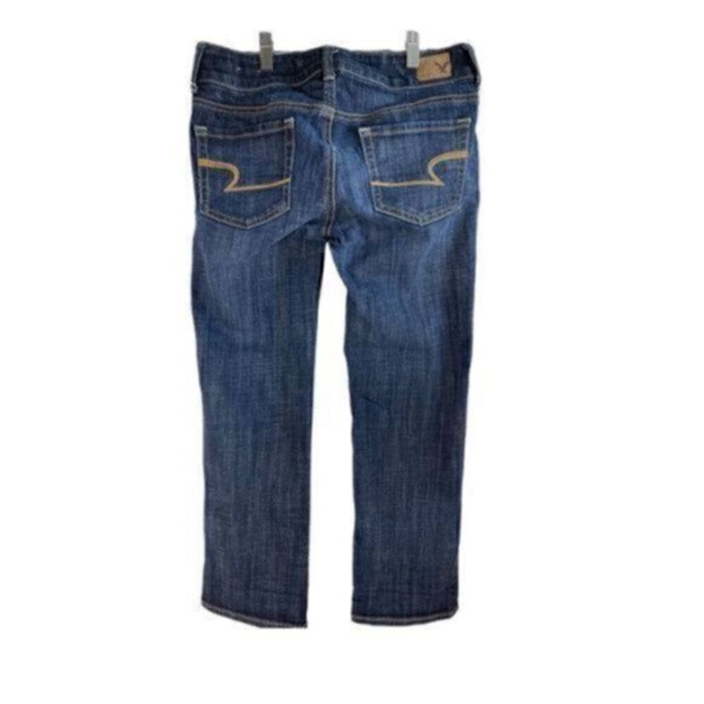 American Eagle Outfitters Artist Crop Jeans Size 2 Regular Stretch Denim